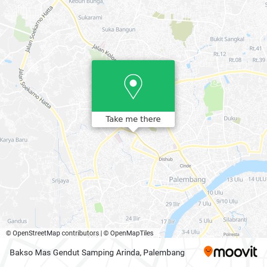 Bakso Mas Gendut  Samping Arinda map