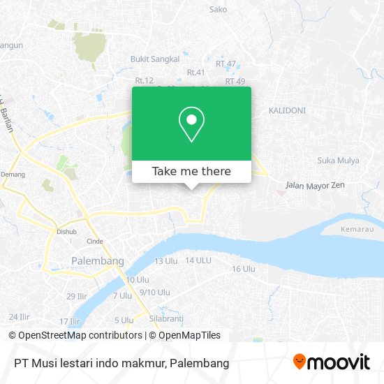 PT Musi lestari indo makmur map