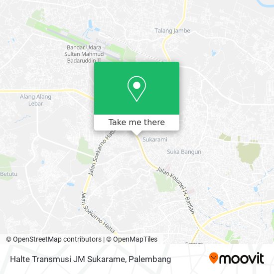 Halte Transmusi JM Sukarame map
