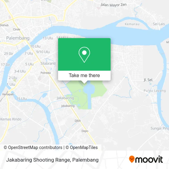 Jakabaring Shooting Range map