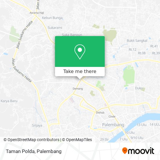 Taman Polda map