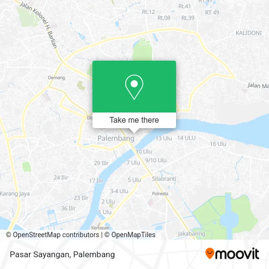Pasar Sayangan map