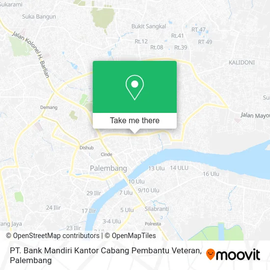 PT. Bank Mandiri Kantor Cabang Pembantu Veteran map