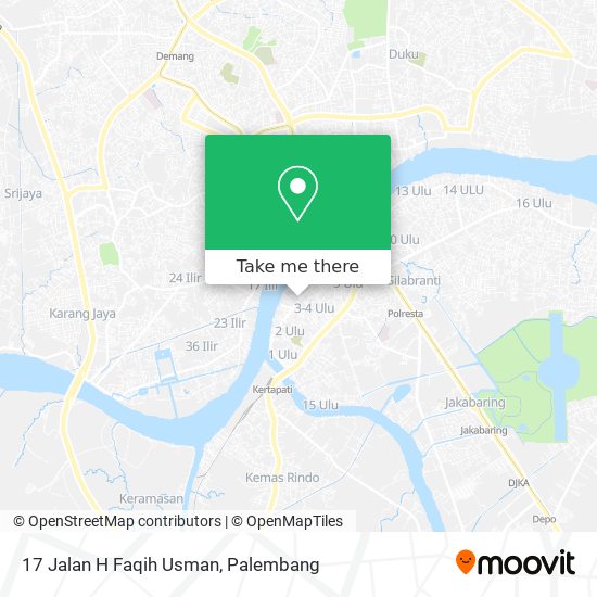 17 Jalan H Faqih Usman map