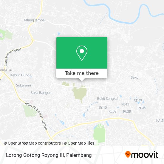 Lorong Gotong Royong III map