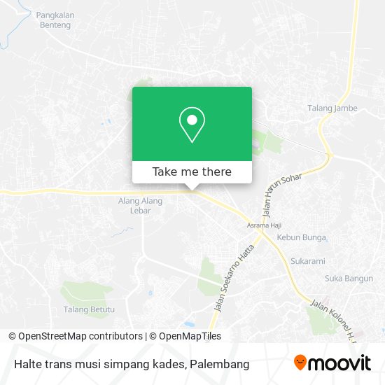 Halte trans musi simpang kades map