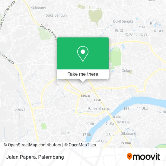 Jalan Papera map