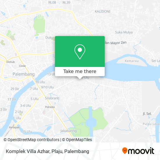 Komplek Villa Azhar, Plaju map