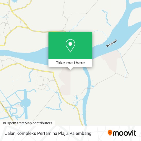 Jalan Kompleks Pertamina Plaju map
