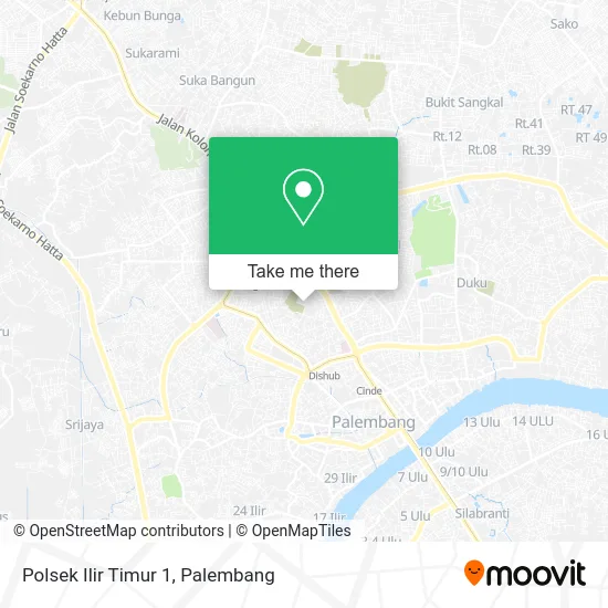 Polsek Ilir Timur 1 map