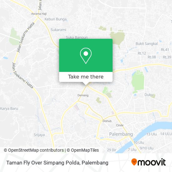 Taman Fly Over Simpang Polda map