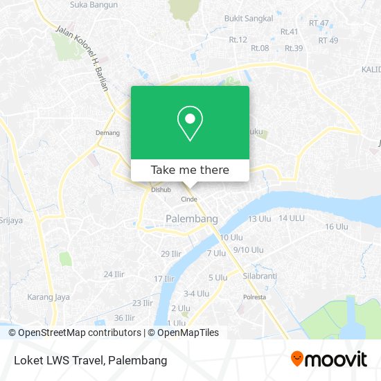 Loket LWS Travel map