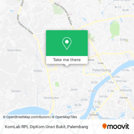 KomLab RPL DipKom Unsri Bukit map