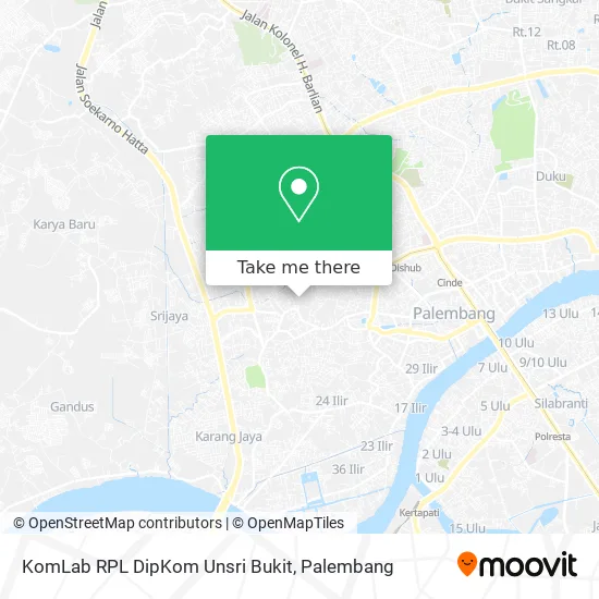 KomLab RPL DipKom Unsri Bukit map