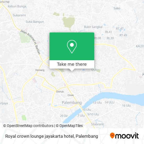 Royal crown lounge jayakarta hotel map