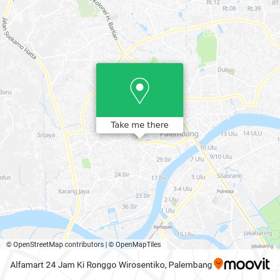 Alfamart 24 Jam Ki Ronggo Wirosentiko map