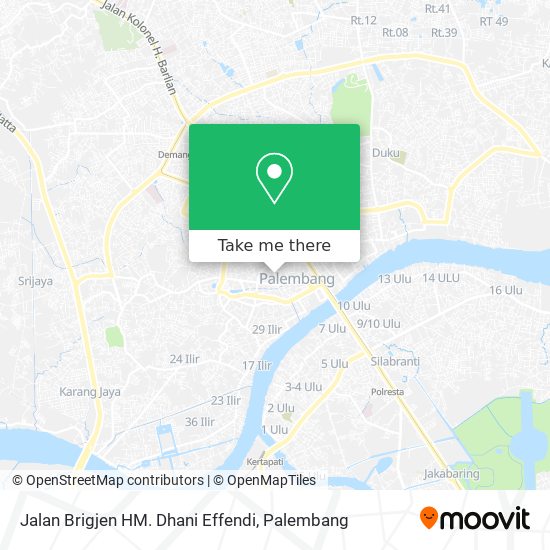 Jalan Brigjen HM. Dhani Effendi map