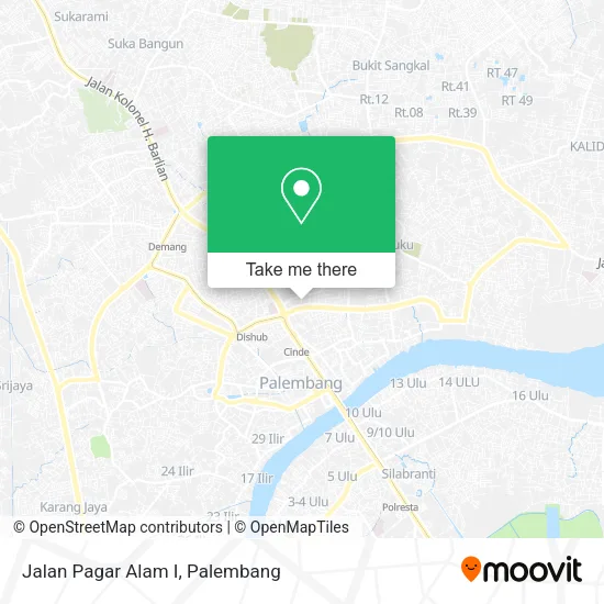 Jalan Pagar Alam I map