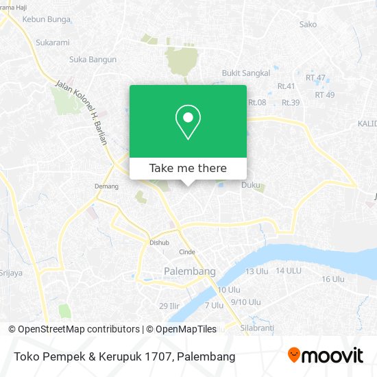 Toko Pempek & Kerupuk 1707 map