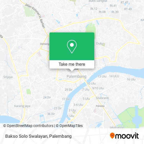 Bakso Solo Swalayan map