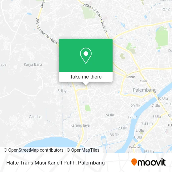 Halte Trans Musi Kancil Putih map