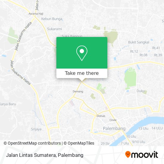 Jalan Lintas Sumatera map