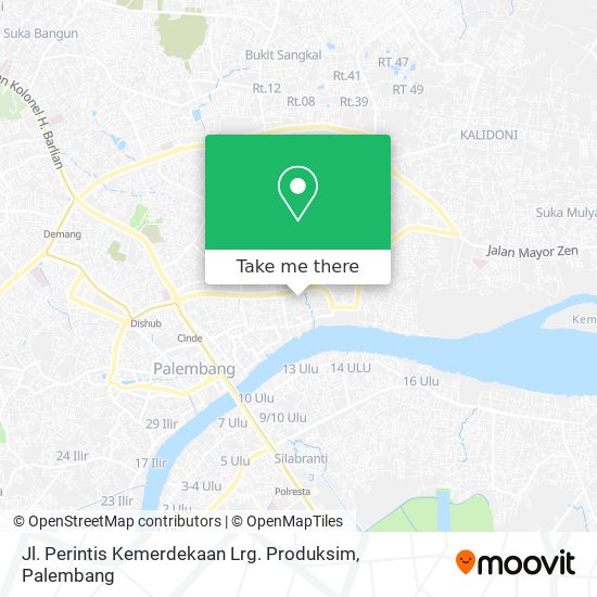 Jl. Perintis Kemerdekaan Lrg. Produksim map