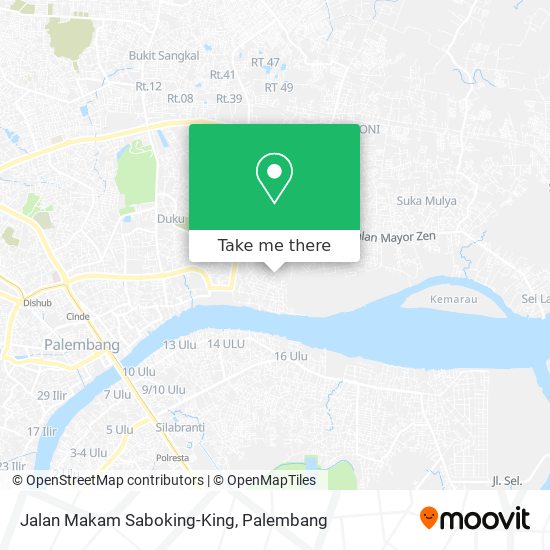 Jalan Makam Saboking-King map
