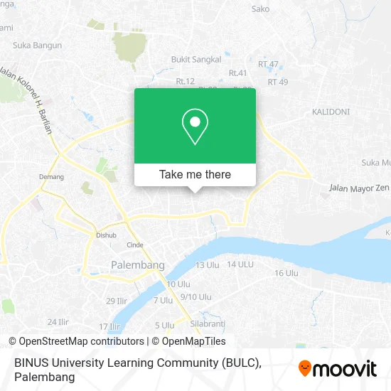 BINUS University Learning Community (BULC) map