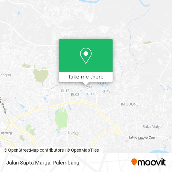 Jalan Sapta Marga map