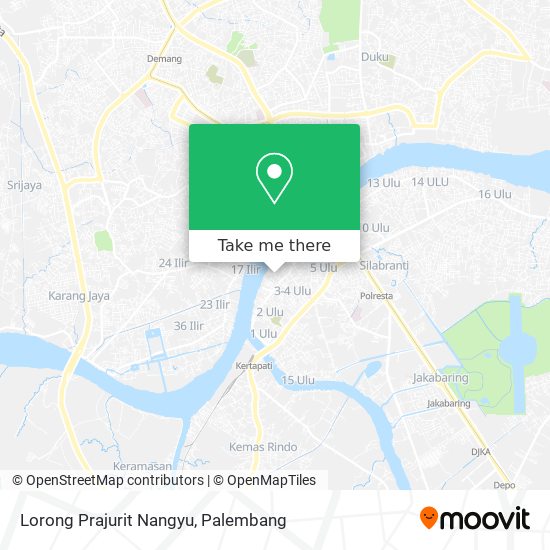 Lorong Prajurit Nangyu map