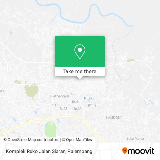Komplek Ruko Jalan Siaran map