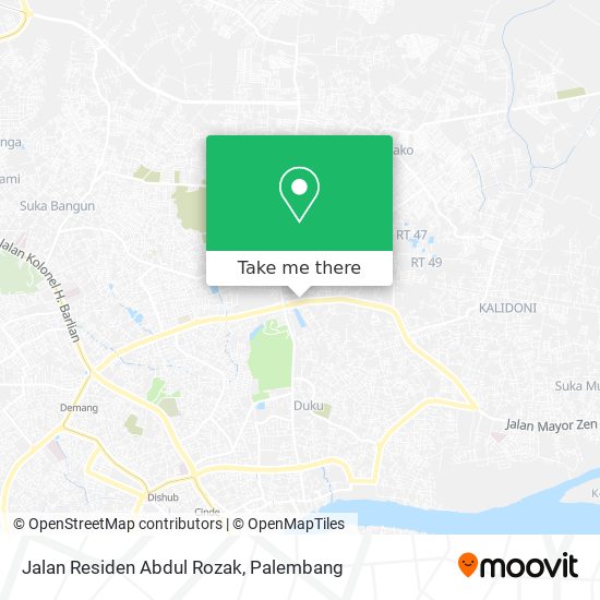 Jalan Residen Abdul Rozak map