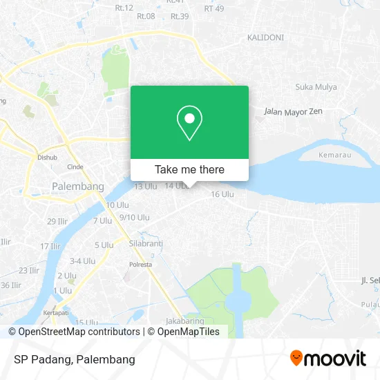 SP Padang map