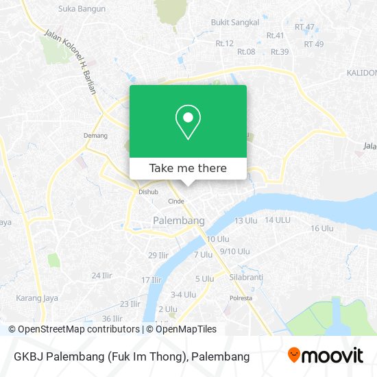 GKBJ Palembang (Fuk Im Thong) map