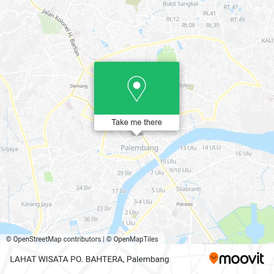 LAHAT WISATA PO. BAHTERA map