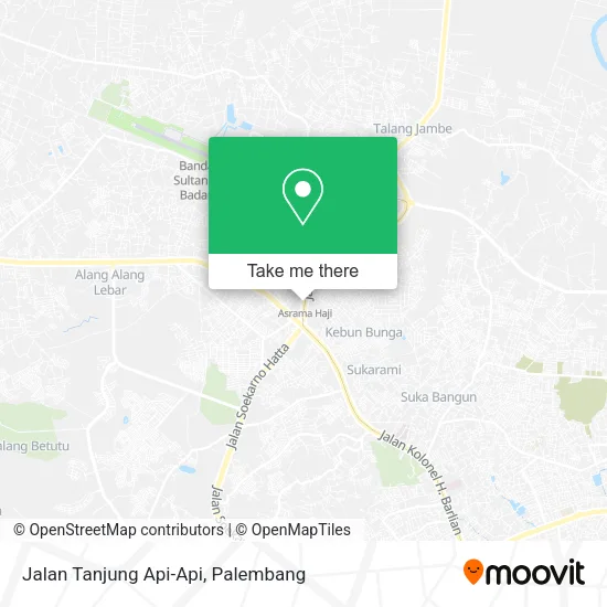 Jalan Tanjung Api-Api map