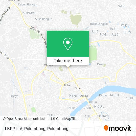 LBPP LIA, Palembang map