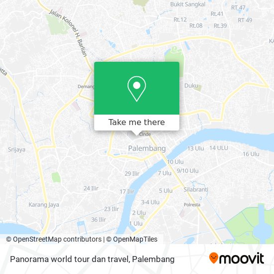 Panorama world tour dan travel map