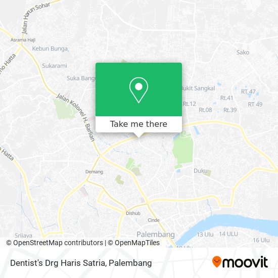 Dentist's Drg Haris Satria map