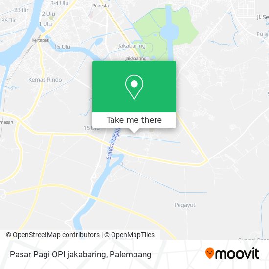 Pasar Pagi OPI jakabaring map