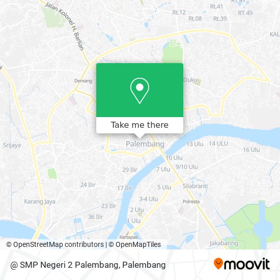 @ SMP Negeri 2 Palembang map