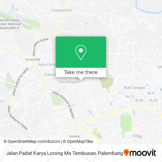 Jalan Padat Karya Lorong Ms Tembusan map