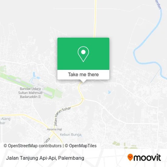 Jalan Tanjung Api-Api map