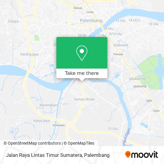Jalan Raya Lintas Timur Sumatera map
