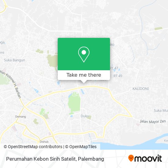 Perumahan Kebon Sirih Satelit map