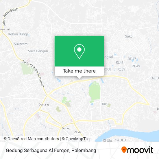 Gedung Serbaguna Al Furqon map