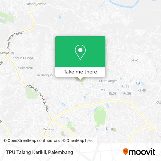 TPU Talang Kerikil map