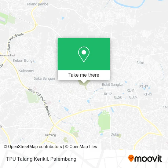 TPU Talang Kerikil map