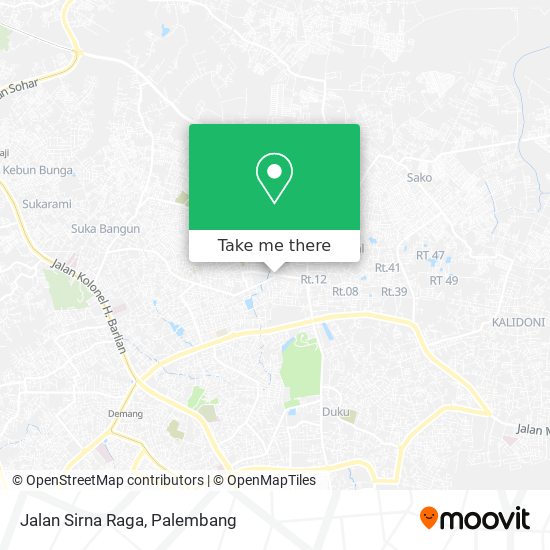 Jalan Sirna Raga map